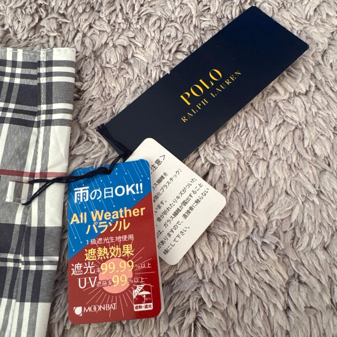 ke 新品☆POLO RALPH LAUREN 晴雨兼用折りたたみ傘