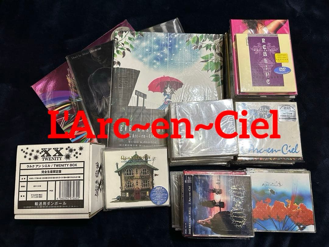 【L'Arc~en~Ciel】ラルクアンシエル CD DVD 48枚 ＋おまけ