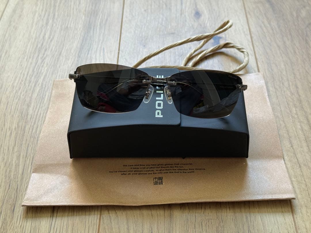 POLICE SPLQ06J 627P サングラス