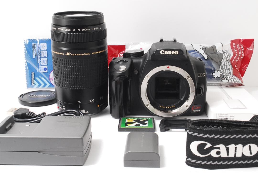 ❤初心者にオススメ❤Canon kiss N❤スマホに転送❤超望遠レンズ❤