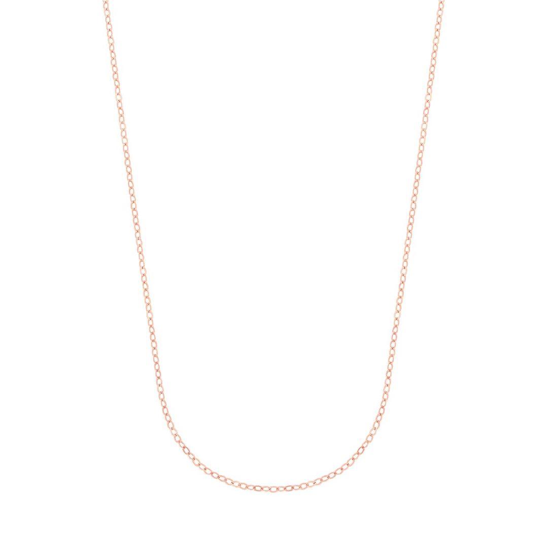 K10ピンクゴールドネックレス（40cm）