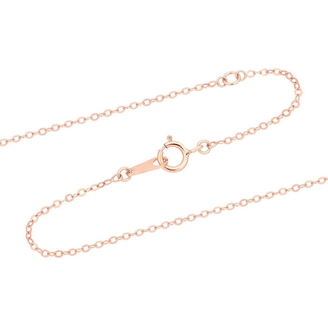 K10ピンクゴールドネックレス（40cm）