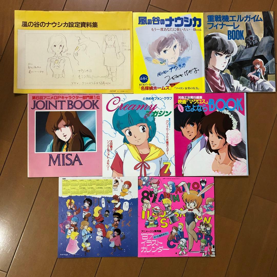 昭和58年から59年　アニメージュ他