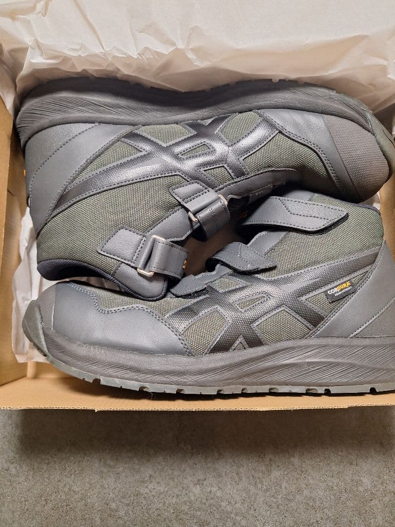 ASICS 安全靴 グレー コーデュラ