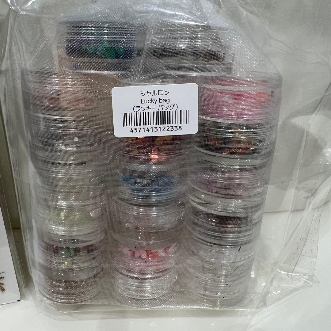 sacra サクラ ジェルネイル 他カラー24個＋ブラシ　シャルロンラメセット