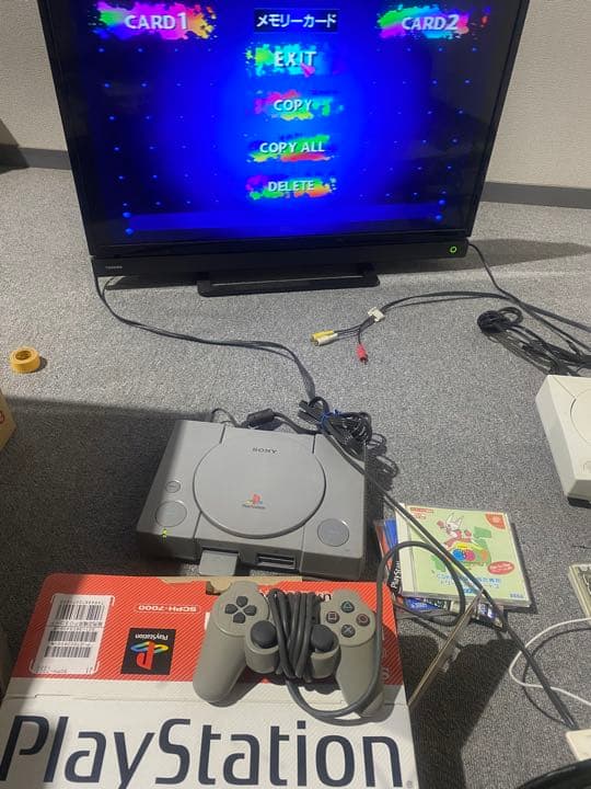 箱付きプレステーション1✖︎ DREAMCAST