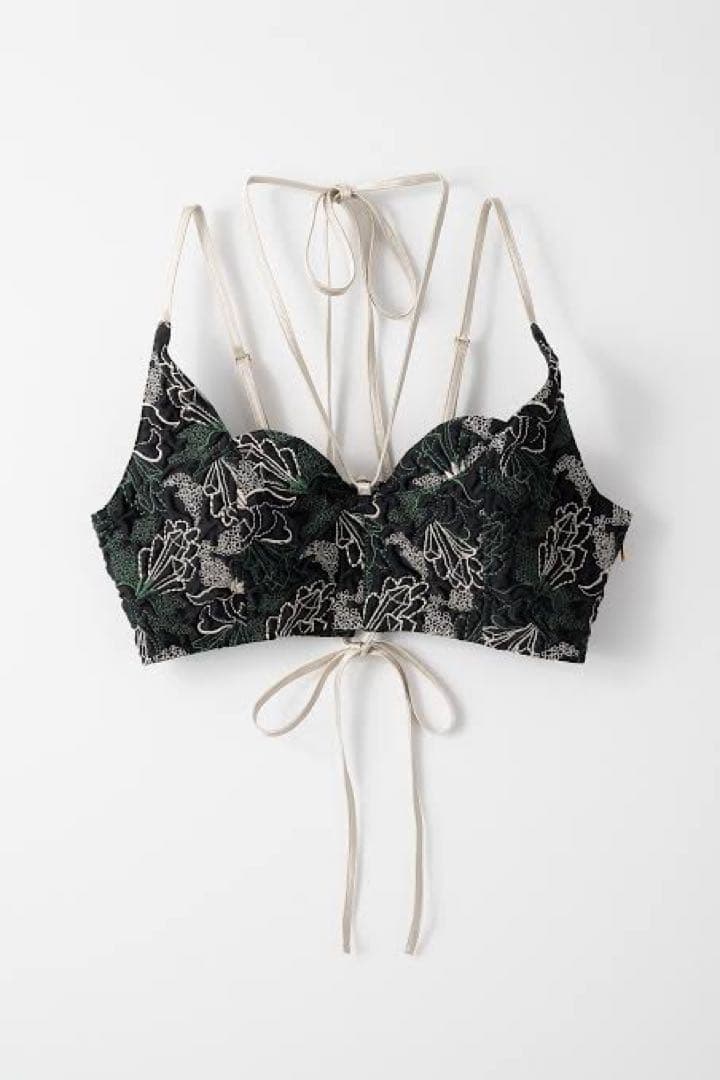 ◆完売商品MURRAL Quartz embroidery ビスチェ ミューラル