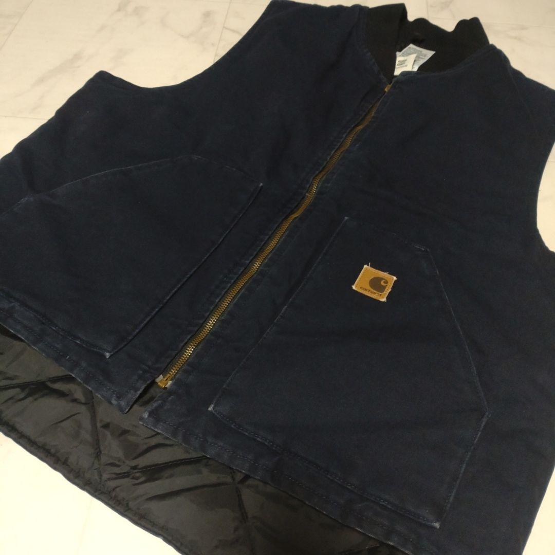 05年 Carhartt ダックベスト MDT ミッドナイト XL