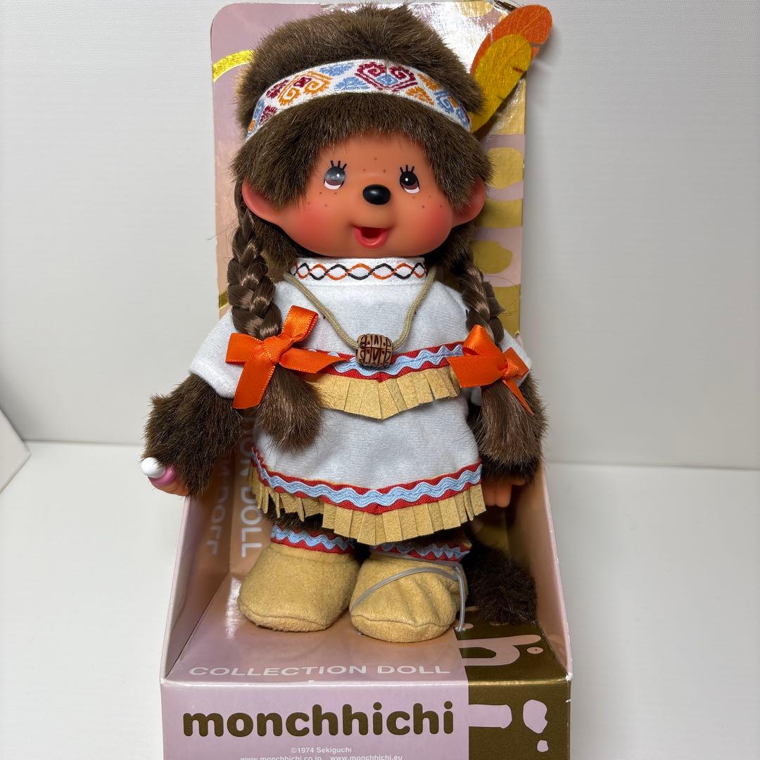 新品 2009年発売 インディアン 女の子 モンチッチ 3104