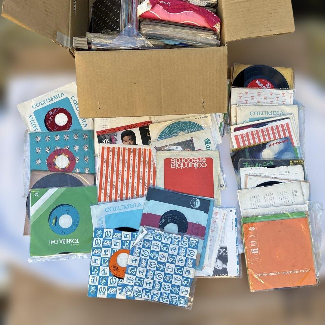 ‼️遺品整理‼️ ビンテージレコードまとめかなりまりますみかん箱ぐらいが1ケースお宝