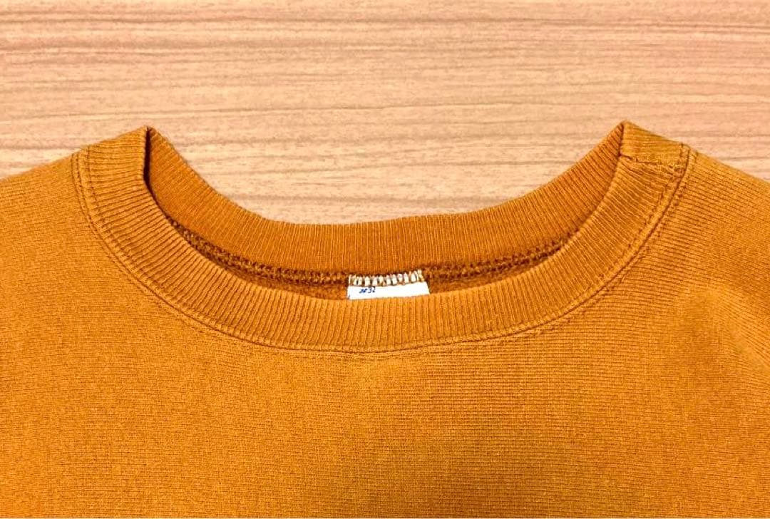 90s USA製 Champion reverse weave マスタード