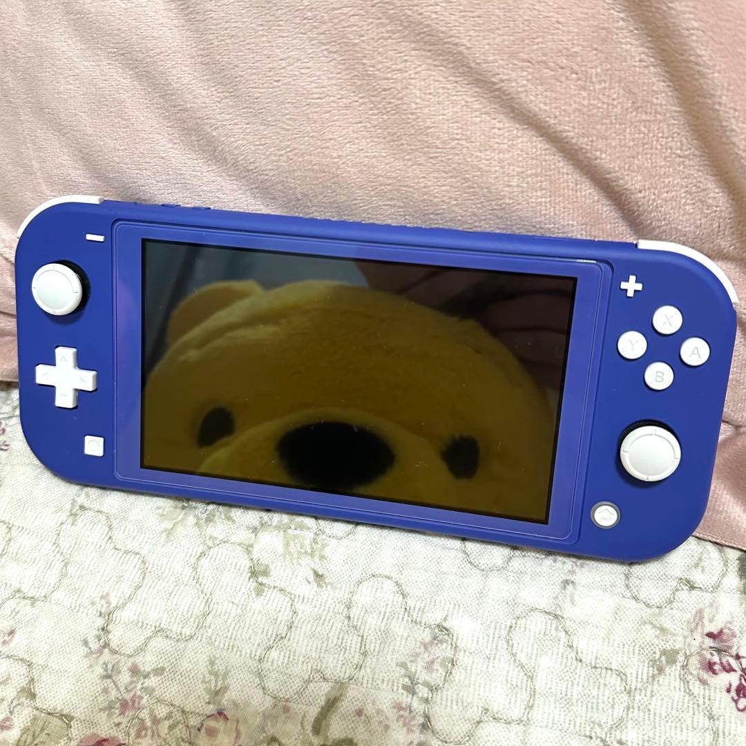 【美品✨】Switch Nintendo Lite ブルー 本体 箱あり