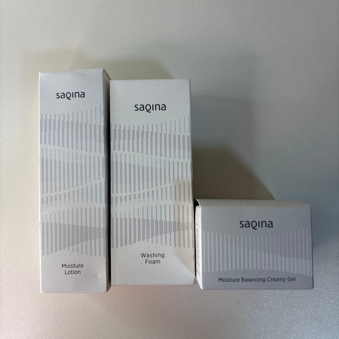 SAQINA サキナ 基礎化粧品3点セット｜洗顔・化粧水・ジェル 新品未使用
