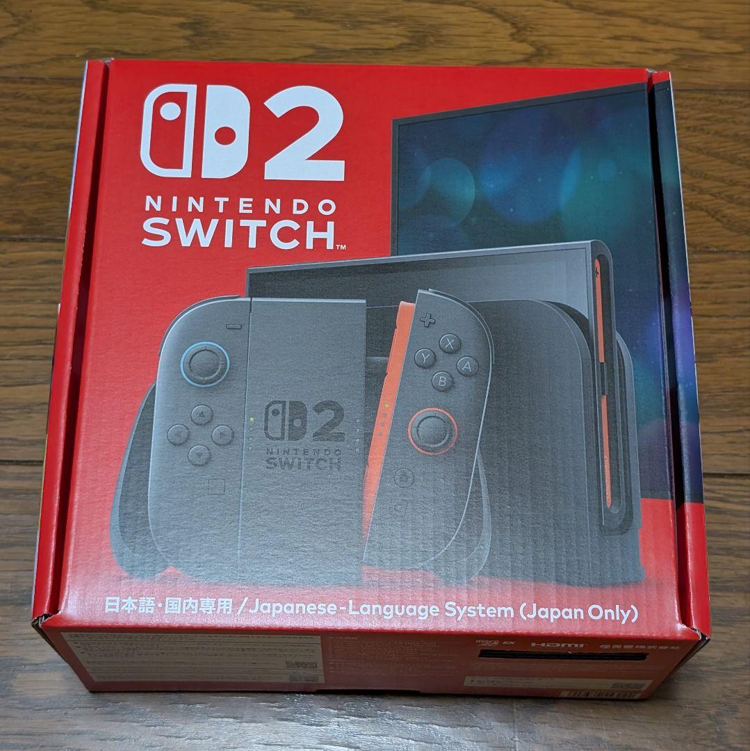 新品　Nintendo Switch 2本体　日本語・国内専用