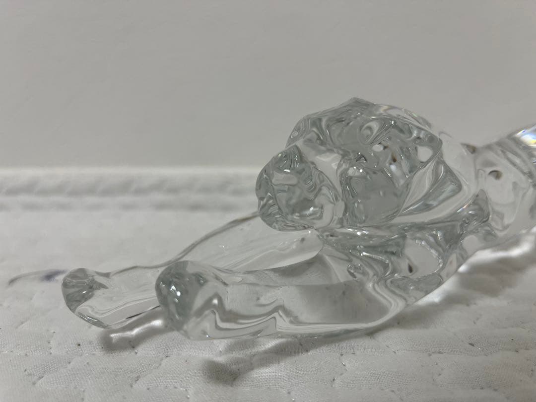Baccarat バカラ チーター 38×8 cm パンサーリープ フィギュリン