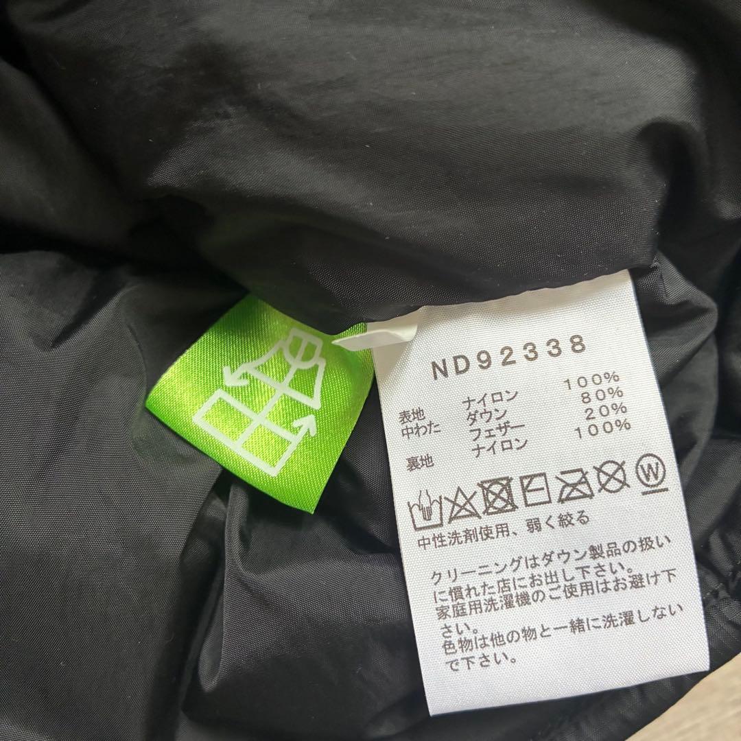 美品 THE NORTH FACE ダウンヌプシベスト M　ブラック