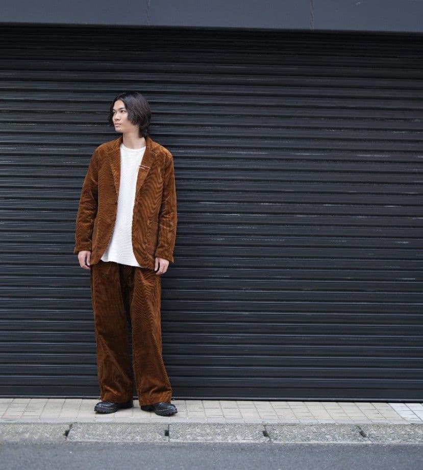 Gurank 　グランク　Corduroy coverall JK　セットアップ