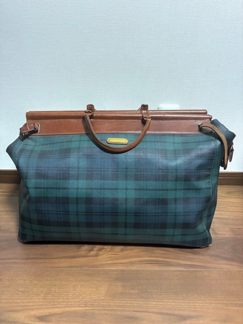 ✨美品✨ ラルフローレン ボストンバッグ 旅行 大容量 高級 グリーン チェック