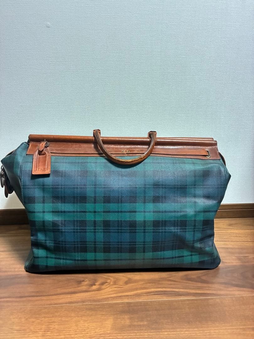 ✨美品✨ ラルフローレン ボストンバッグ 旅行 大容量 高級 グリーン チェック