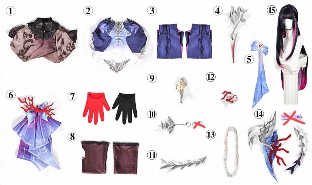 【即購入可】スタレ　セイレンス　コスプレ衣装　ウィッグつき　お値下げ更新❗️