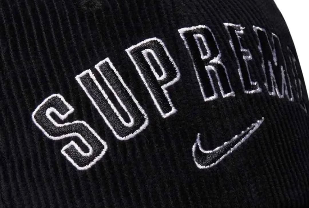 帽子 Supreme Nike Arc Corduroy 6-Panel Black