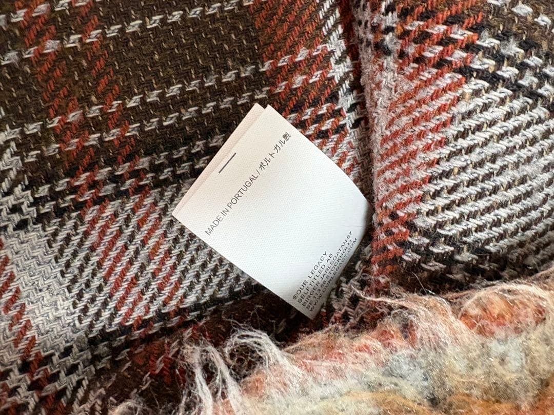 OUR LEGACY Vネックベスト 46 モヘアカーディガン