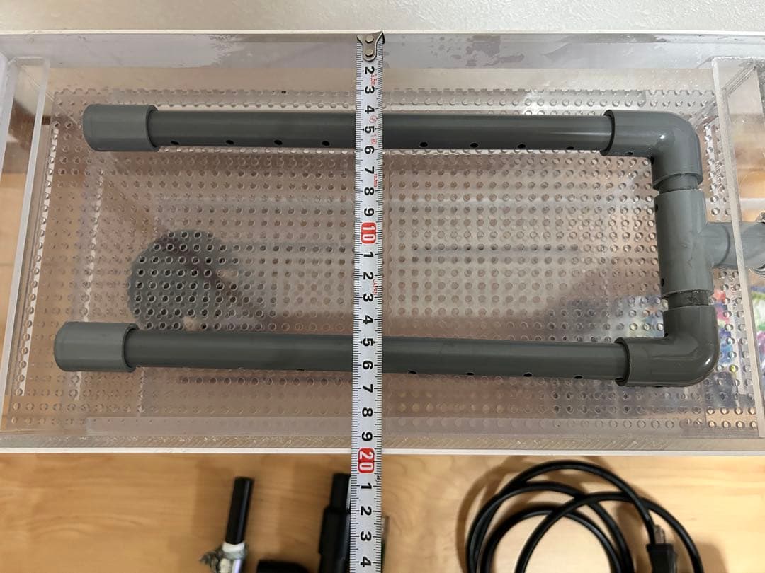 60cm上部濾過ウェット&ドライフィルターとレイシーポリプセット