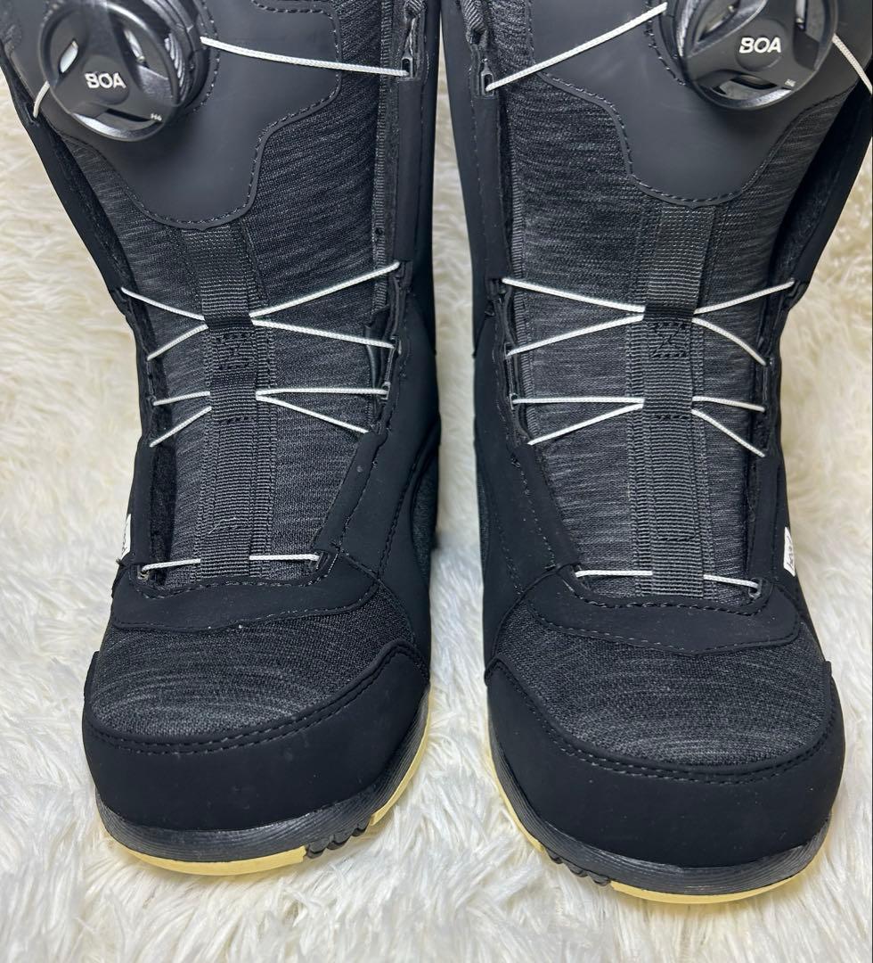 HEADスノーボードブーツブラック STRIKE BOA 24cm レディース
