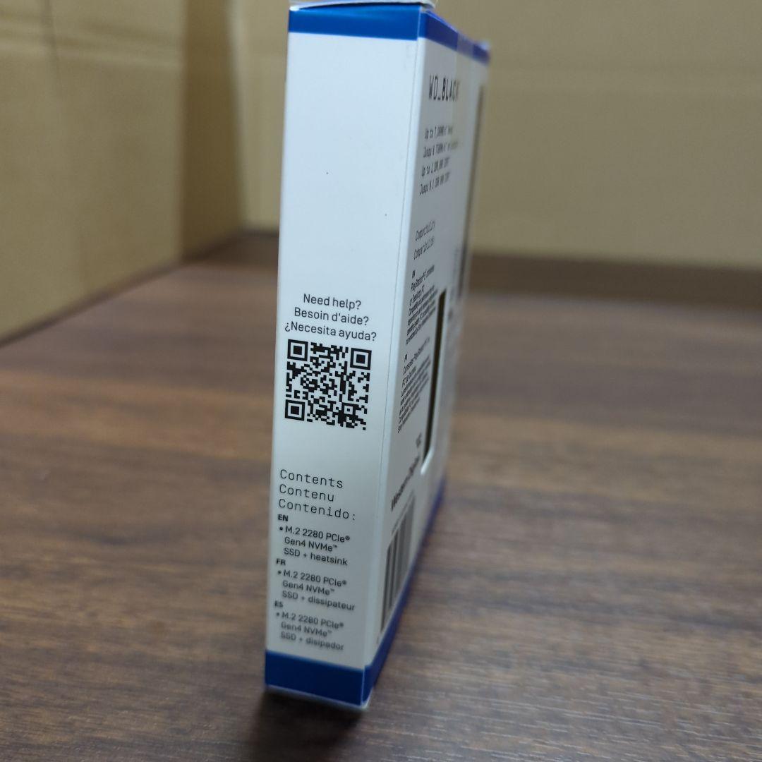 keiウエスタンデジタル SSD 2TB SN850P WD_Black