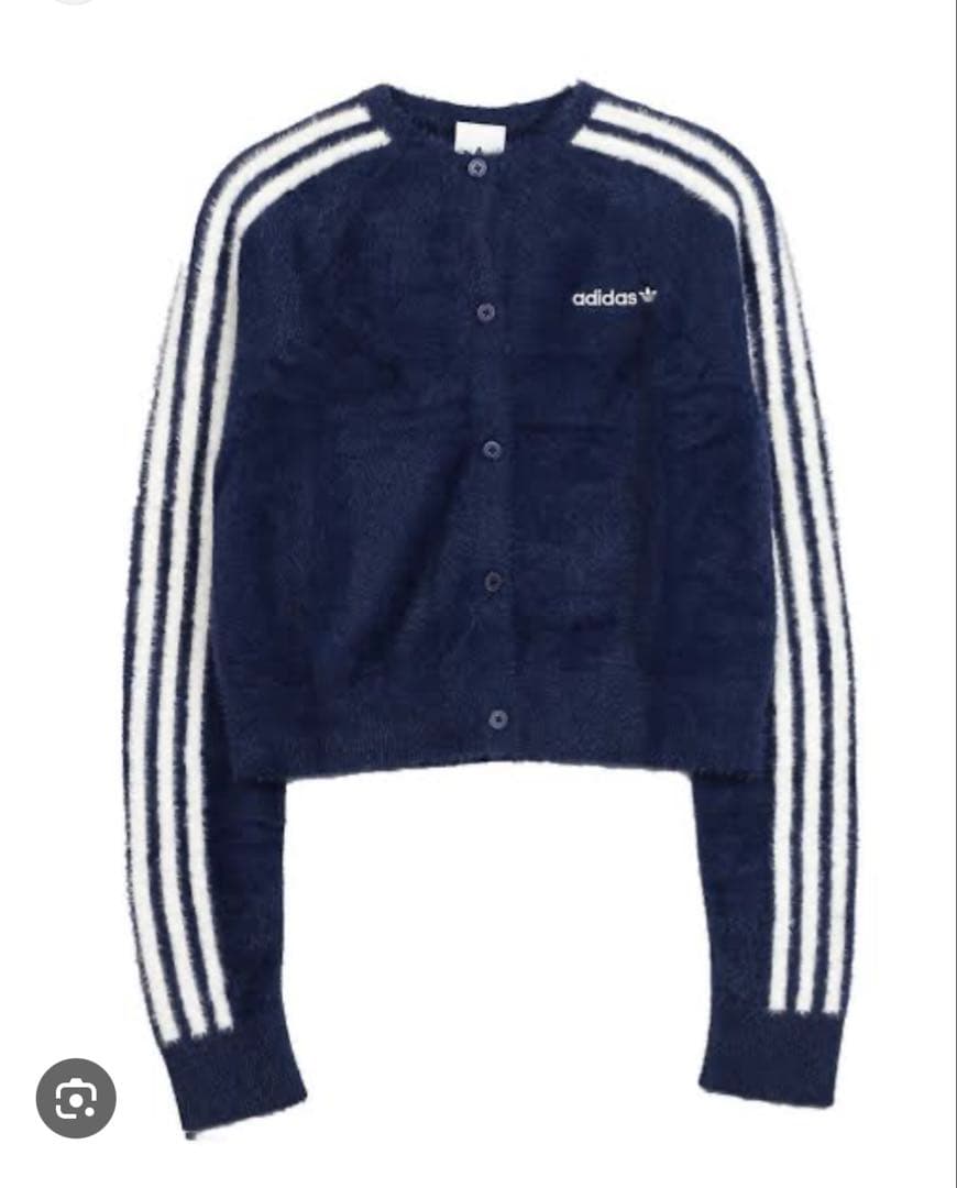 アディダス　フラッフィーニットカーディガン　XL新品♡タグ付きです♪