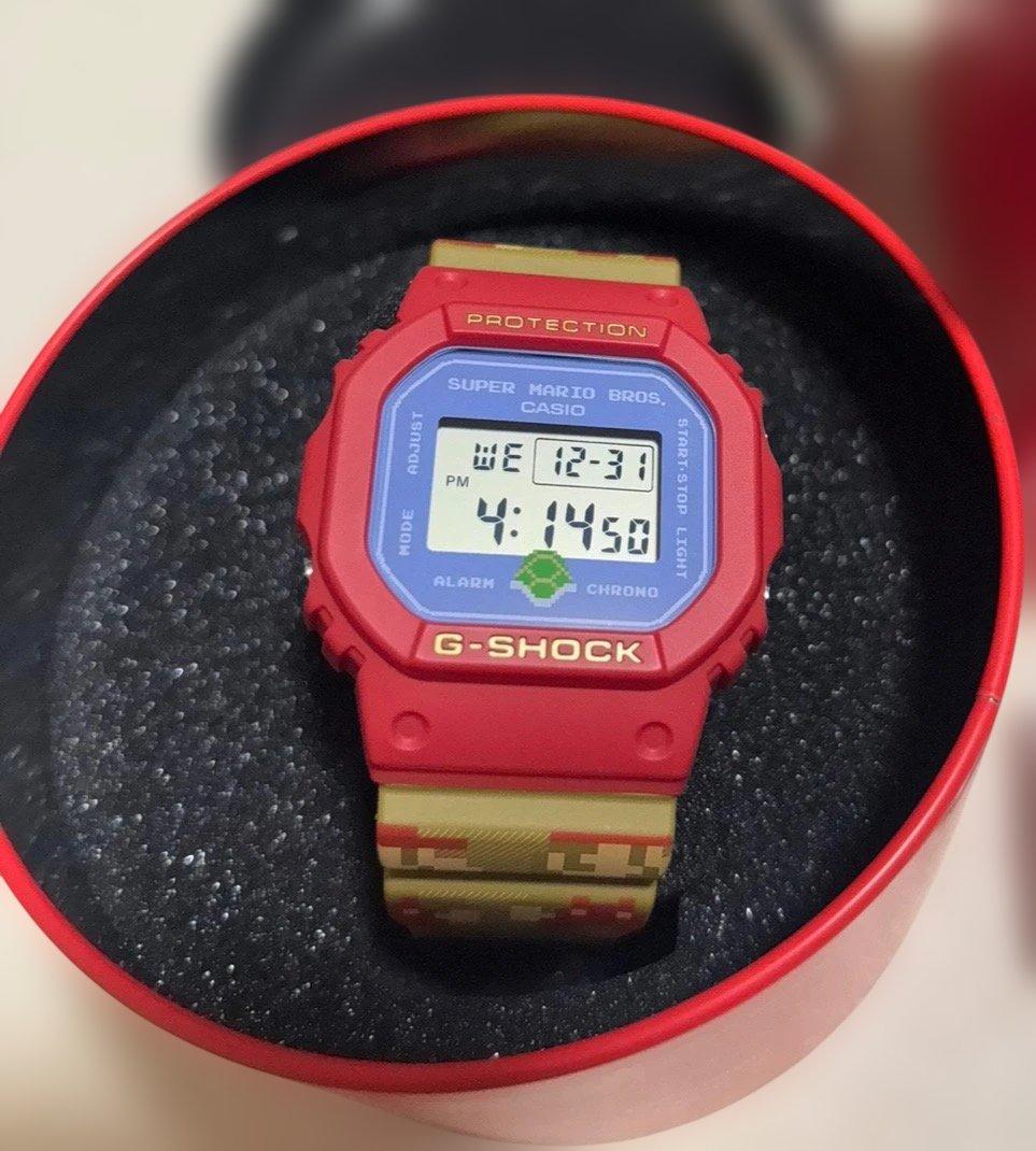 美品★G-SHOCK DW-5600SMB-4JR スーパーマリオ腕時計◯送料込