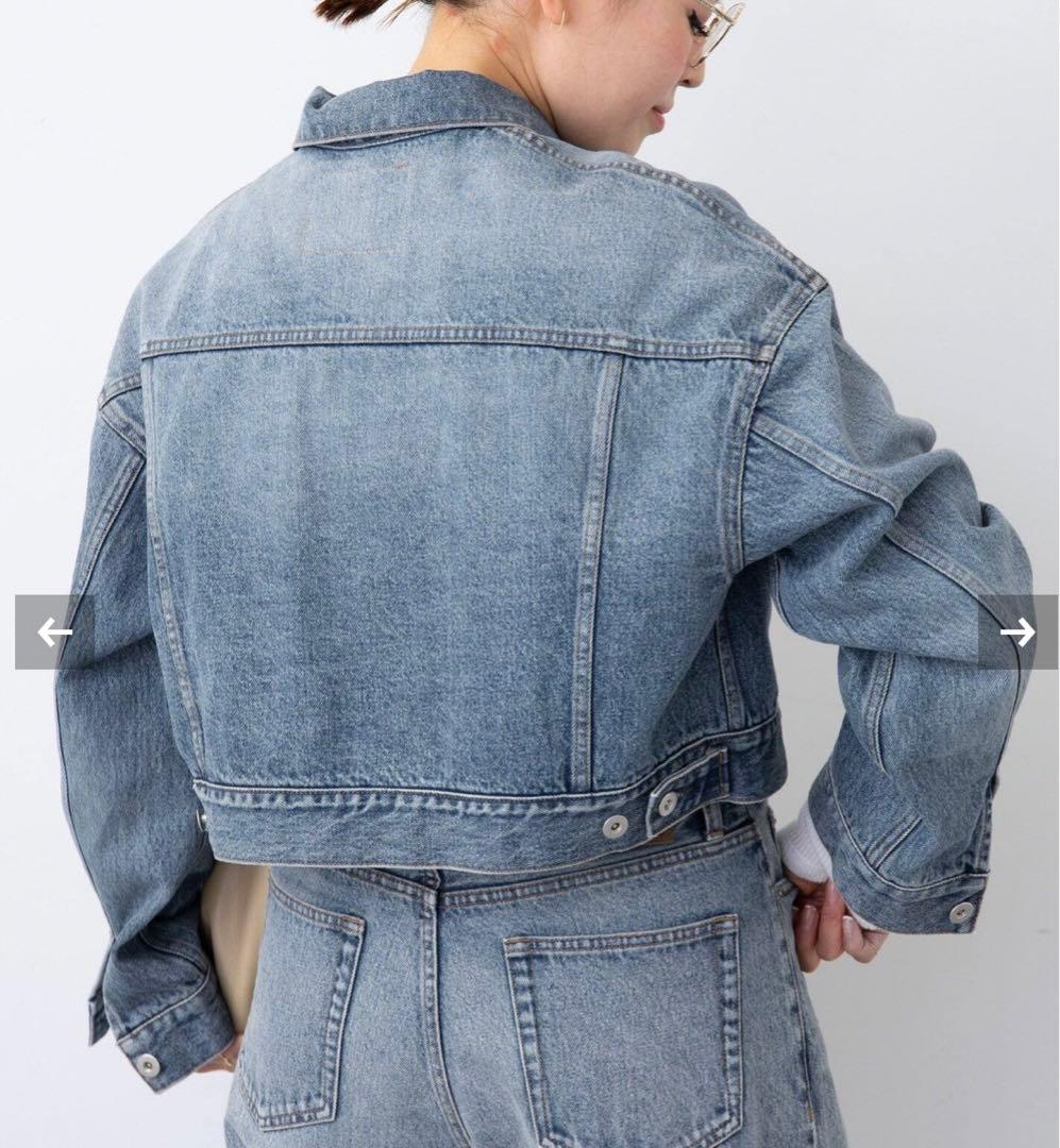 ★Deuxieme Classe★クロップド デニム ジャケット中古★