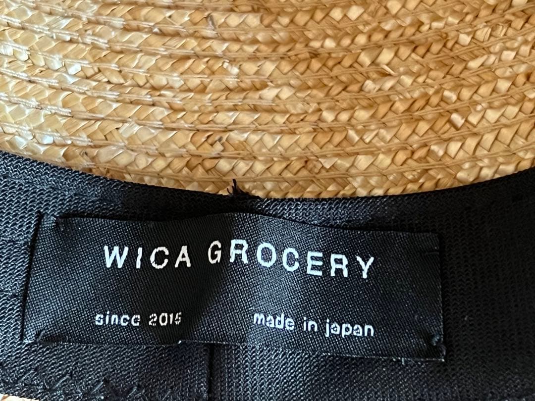 wica grocery ストローハット　美品