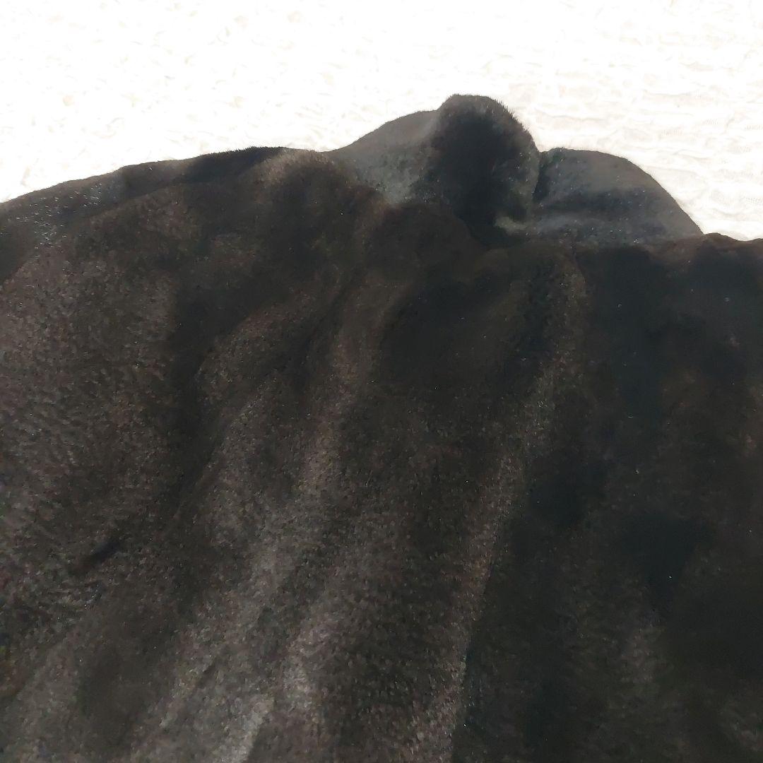 極上の肌触り シェアードミンク イタリアARIANNA フレア ケープコート