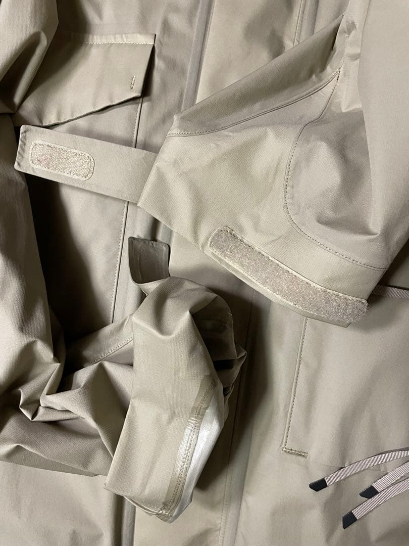 HYKE PERTEX WEP JACKET ナイロン ジャケット ベージュ