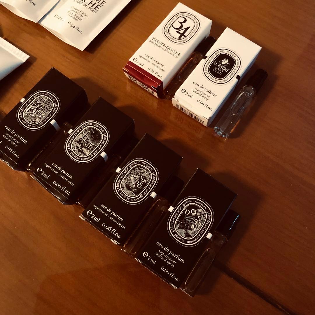 Diptyque サンプル12点　Plus ポーチ　 新品未使用