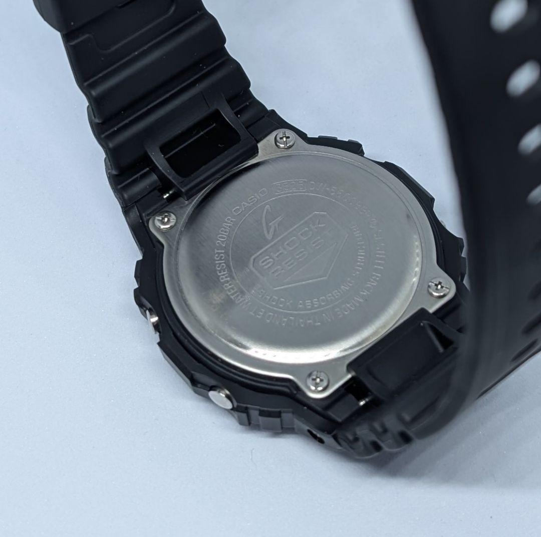 カシオ DW-5600BBR 数回使用のみ G-SHOCK CASIO