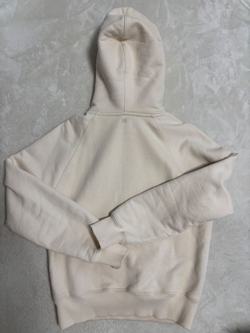 AMI Paris アミパリス ロゴパーカー ホワイト　XXS