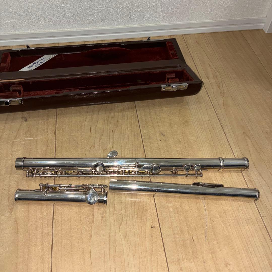 美品　名機　ミヤザワ　フルート本体　MS-70S 専用ケース付き