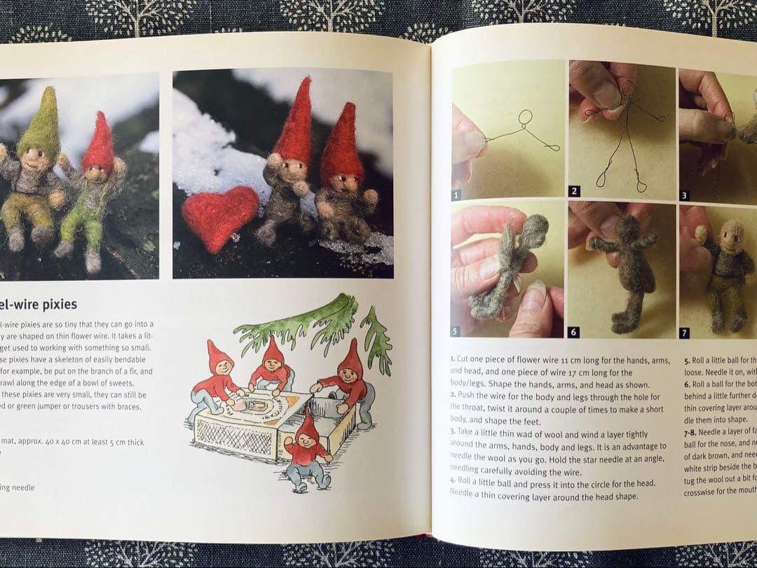 Pixie felt 　【貴重】ニードル　フェルト針を使ったピクシーフェルト