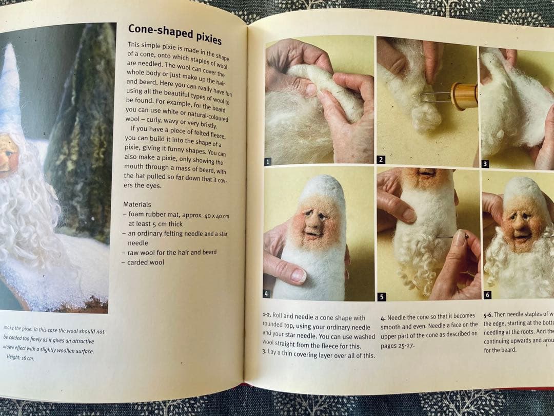 Pixie felt 　【貴重】ニードル　フェルト針を使ったピクシーフェルト