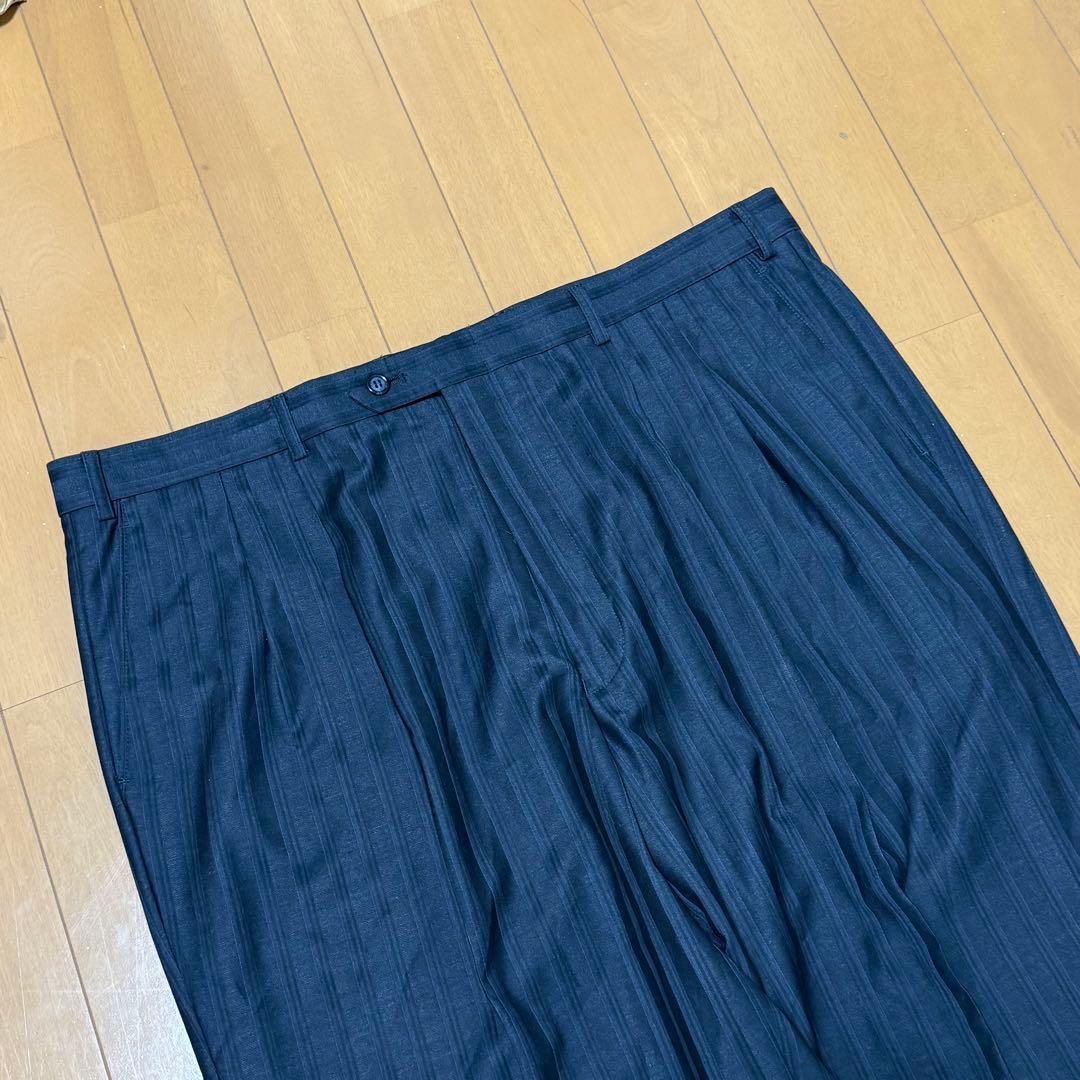 【極太】VANETTI ワイドスラックス バギースラックス ワイドパンツ 42R