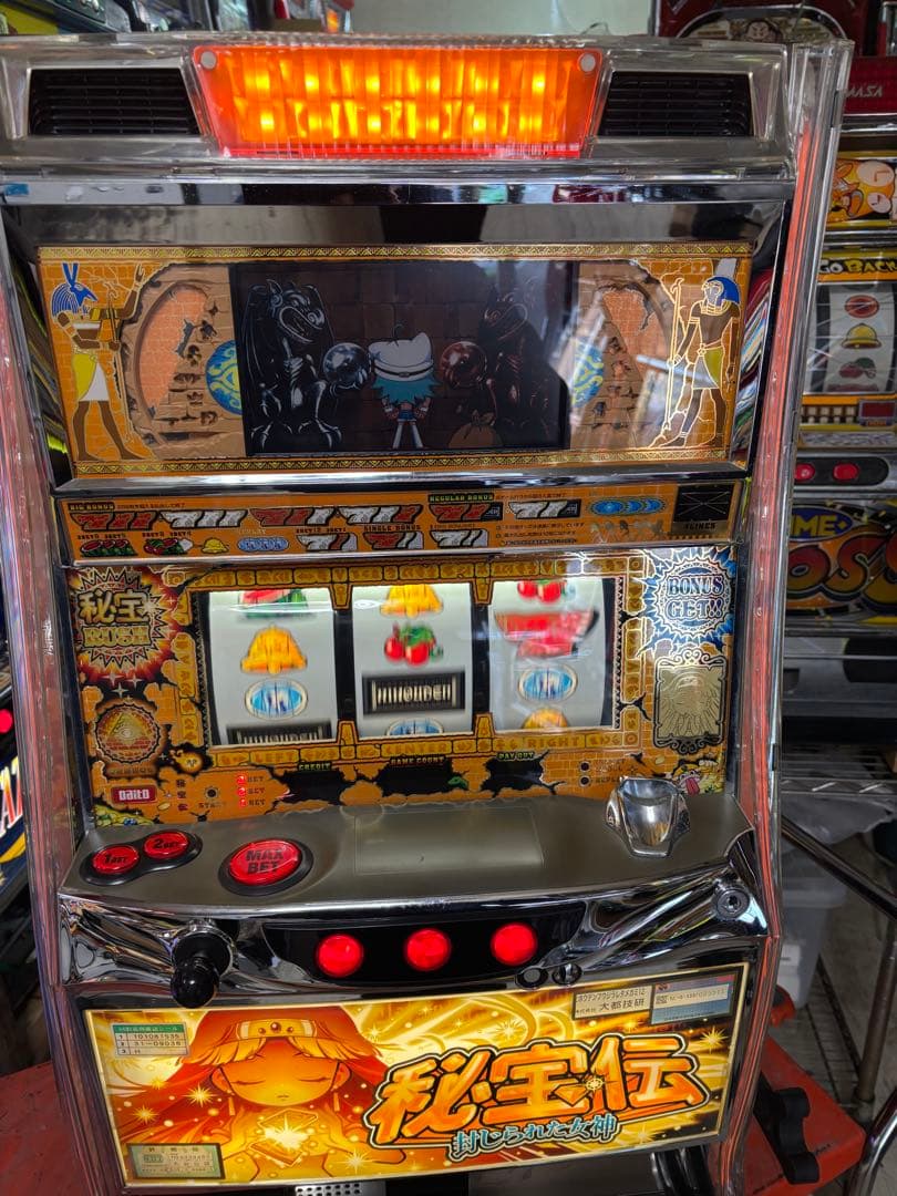 パチスロ　5号機　大都技研　秘宝伝女神