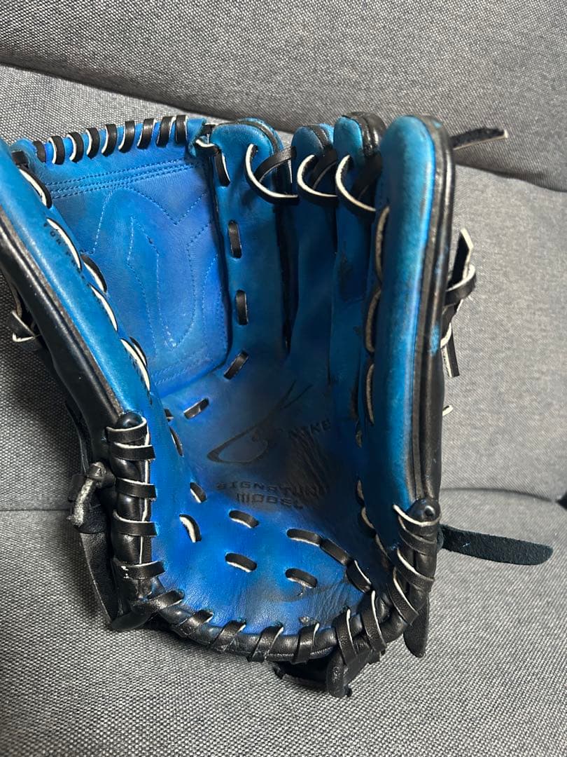 NIKE 一般軟式用 岩隈モデル 改 「山本由伸」風 なんちゃってグラブ ②