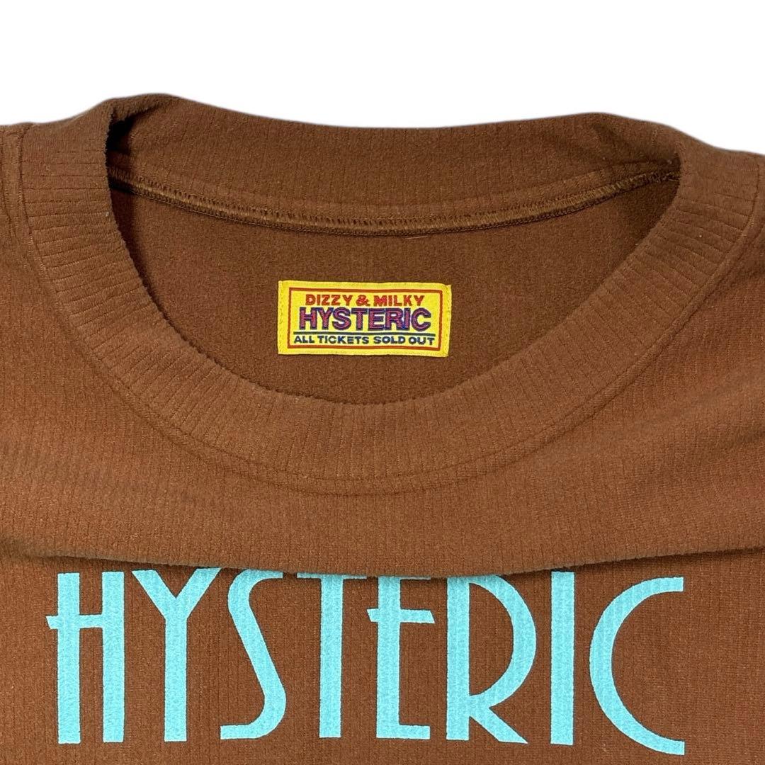 HYSTERIC GLAMOUR ブラウン長袖カットソー FREE