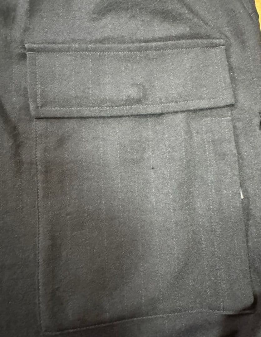 Y3 ブラックカーゴパンツ