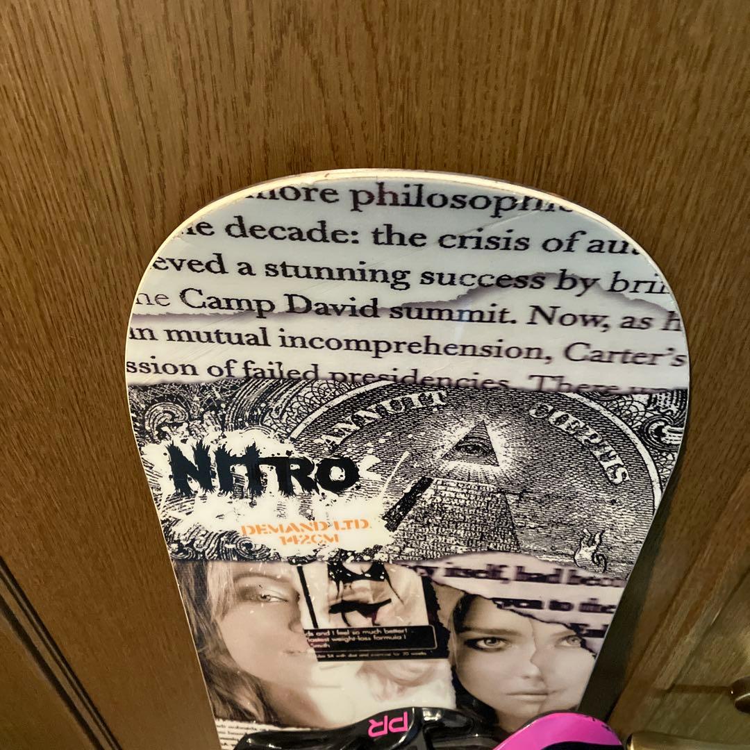 NITRO スノーボード　142 FLUX ビンディング　Sサイズ　2点セット