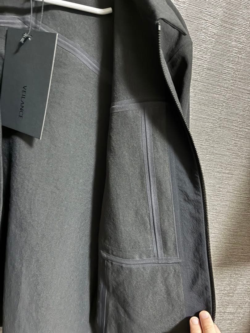 【定価11万】ヴェイランス　マイオンソフトシェルオーバーシャツ　ブラック　XS