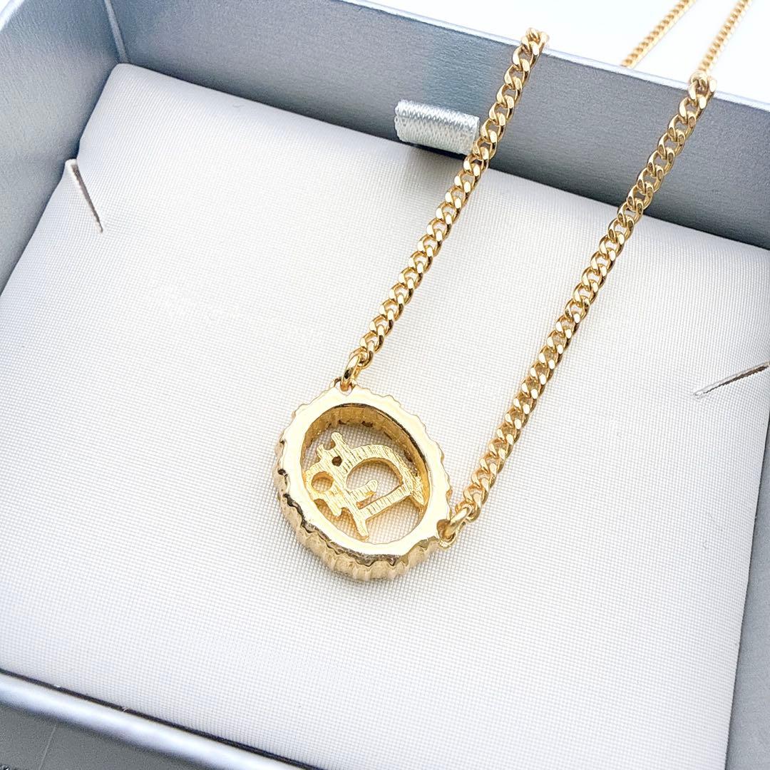 3018 保存箱付き極美品✨　Dior　ネックレス　CD ロゴ　希少　刻印