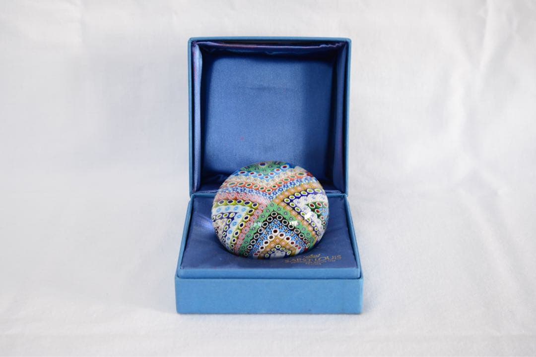 SAINT LOUIS ガラスペーパーウェイト多色